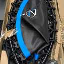 Bungee Rebounder Trampoline, ANCHEER 40" Foldable Fitness Trampoline with Resistance Ropes&Upgraded Bungees, 4 Level Adjustable Handlebar, 450LBS Capacity, Safe for Home/Cardio,Indoor/Outdoor (Royal Blue)