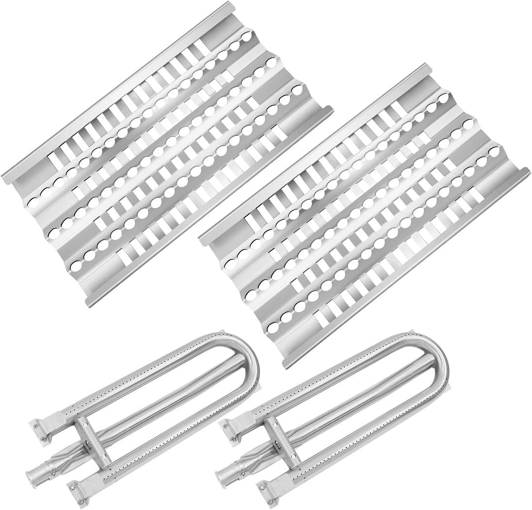 18 Grill Heat Plates Shield Grill Burners Radiant Tray for DCS Grills 27DBQR, DCS 36 BGB36-BQARL, DCS 48 BGB48-BQARL, DCS 30 BGB30-BQR-L, Dynamic Cooking Systems Gas Grill Replacement Parts