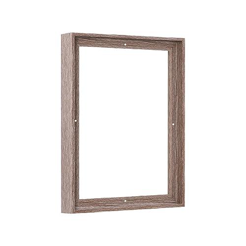 Pixy Canvas Floater Frame 16x20 for 1-1/2 (1.5) inch Deep Canvas Paintings/Canvas Prints/Wood Canvas Panels/Wall Art/Wall Decor/Home Decor/Artwork (Gray Oak, 16 x 20 inch, Portrait)