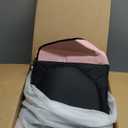 Coverado Car Seat Covers Full Set, Automotive Leather Seat Covers for CarUniversal Fit Front Back Seat Cover, Non-Slip Waterproof Breathable Car Seat Protector (Black/Pink)
