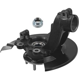 Front Left Steering Knuckle Assembly Compatible with Ford Escape 2013-2019, Driver Side Spindle Knuckle w/Wheel Bearing Hub, LK143 CV6Z2K005C CV6Z3K186B