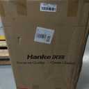 Hanke 28 Inch Luggage with Cup Holder and Charge,Top Opening Hard Shell Suitcases with Wheels and Dividers,Aluminum Frame Trunk Luggage Extra Large Suitcase with Lock for Travel,Smoke White