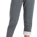 Inno 28" 31" 34" 36" Women's Baby Polar Fleece Lined Jogger Pants Warm Sweatpants Thermal Athletic Lounge