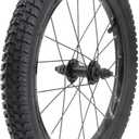 EIRONA 12/16 Kids Bicycle Rear/Front Wheel Replacement – Solid Rubber Tire with Inner Tube, Bike Wheel Assembly, Don't Fit with Huffy