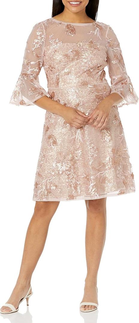 Adrianna Papell Women's Embroidered Sequin Cocktail (10)