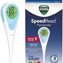 Vicks SpeedRead Digital Thermometer for Baby, Kids & Adults, Color-Coded Readings, Oral, Baby Rectal Thermometer or Under The Arm, Water Resistant 3 Pack