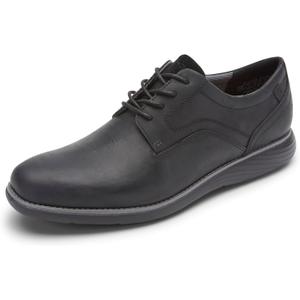 Rockport Men's Garett Plain Toe Oxford (8.5, Black)