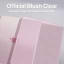 Soonjet Invisible Armor for MacBook Neo Case 13 inch 2026 New A3404 | Official Blush Clear | Anti-Scratch & Fingerprint | Pink Laptop Cover Protective Hard Shell | Mac Accessories Student & Travel