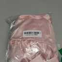 PWMENLK Women's Sexy Dress Backless Hanging Neck Short Skirt Lace Edge Slim Butterfly Bow Skirt (Pink-L)