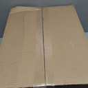 Amazon Basics Large Cat Litter Box with High Sides, Open Top for Easy Access, Includes Scoop with Storage, 19" x 15" x 11.75", Grey/Beige
