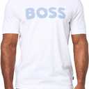 BOSS Men's Ice Logo Cotton Blend T-Shirt (White, XXL)