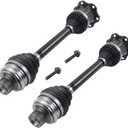 2Pcs Front CV Axle Shaft Assembly Replacement for 2013-2017 Q5 2.0L 3.0L Part# 8R0407271G 8R0407271F (Left & Right)