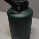 BJPKPK One Gallon(128 oz) Insulated Water Bottle, Dishwasher Safe Stainless Steel Jug, BPA Free Jug with Ergonomic Handle & Anti-slip Bottom, Large Water Bottle, Army Green