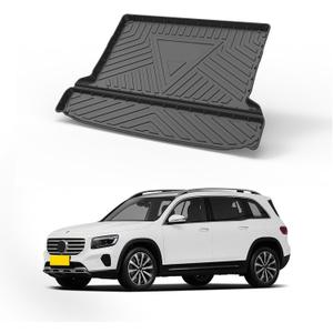 Custom Fit for Cargo Liner 2020-2025 Mercedes Benz GLB 200 250 5/7 Passenger (5 Passenger Only fits in Upper Position) - TPE All Weather Duty Waterproof Rear Cargo Tray Trunk Floor Mat