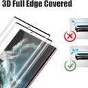 XDesign [2+2 Pack Galaxy S22 Ultra Screen Protector, 9H Tempered Glass Scratch Resistant, Ultrasonic Fingerprint Support, For Samsung Galaxy S22 Ultra 5G 6.8 Inch Glass Screen Protector