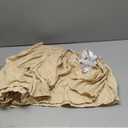 FreshCulture Elastic Wrap Around Bed Skirt - Easy Fit with 18-Inch Tailored Drop, Hotel Quality Dust Ruffle for Full Size Bed (Beige)