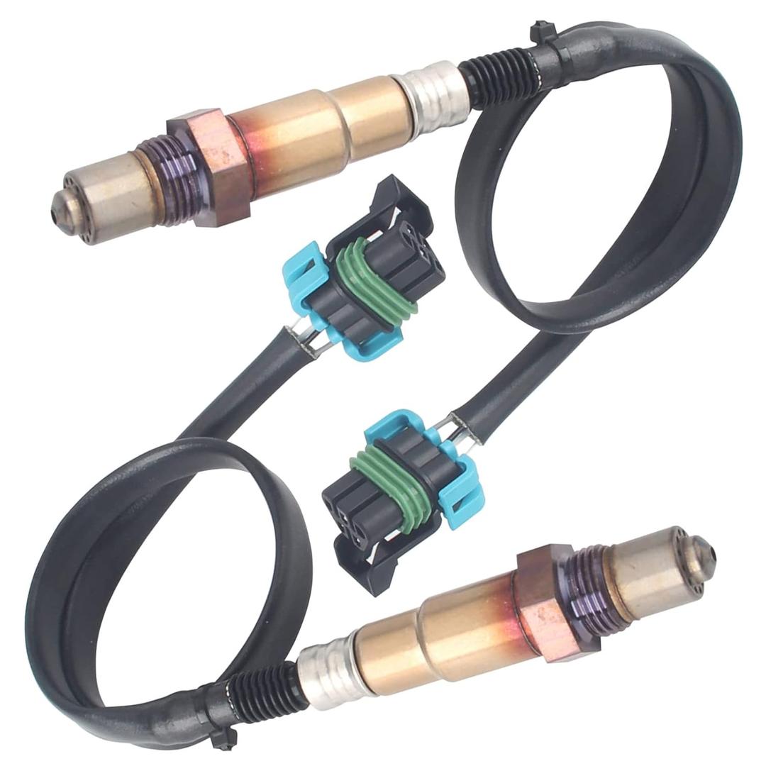 250-24649 O2 Oxygen Sensor Compatible with Lacrosse Equinox SRX Impala Acadia Terrain Envoy Savana Trailblazer Traverse Volt 2Pcs