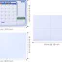 Magnetic Dry Erase Calendar Whiteboard Set  Monthly Weekly Planner, Habit Tracker, Grid & Blank Boards with 7 Markers & Eraser, Fridge Magnet Organizer for Home & Office Gift