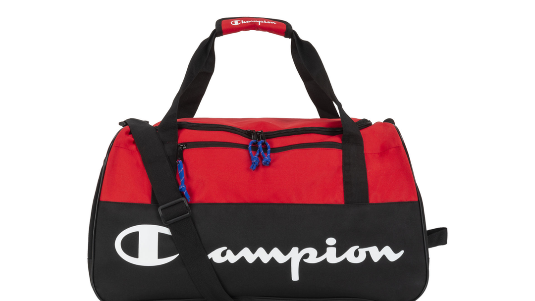 Champion CHF 1003-610 Red Black Shoulder Strap Handles Duffle Bag Medium