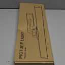 Picture Lights for Wall, Brass Battery Operated Picture Light 16in Art Light CCT Dimmable Recharging Battery Wall Light with Remote Control for Living Room Gallery