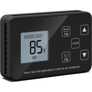 RV Thermostat, Briidea Cool/Heat RV LCD Screen Digital Thermostat, Compatible with Dometic 3106995.032, Not Applicable for Coleman Air Conditioners & Dometic 3 Wires System, 12V DC