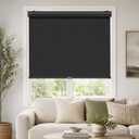 ChrisDowa Blackout Roller Shades for Window, Cordless Pull Down Blinds, 39"W x 72"H