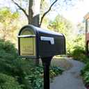 Architectural Mailboxes Chadwick Galvanized Steel Post Mount Mailbox, 8950B-10, Black, Medium Capacity