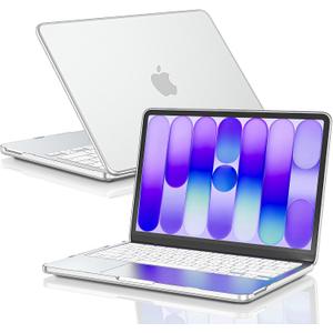 EooCoo for MacBook Neo Case 13 inch 2026 Model A3404, 100% Match Official Color, Anti-Fingerprint & Scratch Sturdy Protective Hard Shell Cover Laptop Accessories, Matte Clear