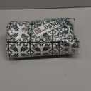 misaya Rectangle Vinyl Table Cloth, Elastic Fitted Flannel Backed Tablecloth, 100% Waterproof Plastic Table Cover Fits Folding Tables for Picnic, Camping, Outdoor (Black, 36" x 60")