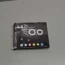 Qasim 1-Pair 110MM White+Amber Switchback 132SMD 4014 LED Halo Ring Angel Eye DRL Fog Light Turn Signal Lamp 12V