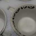 Ceramic Coffee Mug, 12 oz Small Novelty Unique Teacup with Handle, Stoneware Cup for Tea Mocha Latte Cappuccino (Set of 4, Butterfly Grass Ivy and Leaf) | Novelty, Unique Teacup, Large Handle, Tea, Mocha, Latte