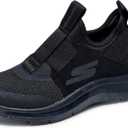 Skechers Boys Skech Fast Ice (5.5 Big Kid, Black/Black)