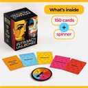 KIMBI STAR Couples Games for Adults  150 Conversation Cards & Spinner | Relationship Card Game | Stay at Home Date Night Ideas | Romantic Gift for Couples (Yellow-black)