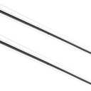 Hykolity 110W 8FT LED Shop Lights Ultra Slim LED Wraparound, 12600lm 5000K LED Strip Lights, 8 Foot Flush Mount Warehouse Garage Office Ceiling Light Fixture, Fluorescent Tube Replacement, ETL, 2 Pack (Black)