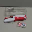 Handheld Sewing Machine, Mini Portable Electric Sewing Machine for Beginners Adult, Easy to Use and Fast Stitch Suitable for Clothes,Fabrics, Cutains,DIY Home Travel (White)