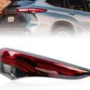 Tail Lights Assembly Rear Lamp Compatible With Highlander 2020 2021 2022 2023 Right Passenger Side