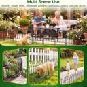 19 Pack Garden Fence Panels - 20.58ft x 17in (H) Garden Fence Animal Barrier Metal Fencing for Yard Decorative Garden Border Edging for Dogs No Dig Dog Fence for Outdoor Decor Flower Bed