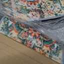 Edging Stair Treads Non-Slip Carpet Mat, 30in X 8in Indoor Stair Runners for Wooden Steps, Rubber Backing Stair Rugs for Kids Elders and Pets(Green/Beige,15PCS)