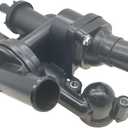 Thermostat Housing Assembly 68003582AB 902-319 Compatible with Chrysler 200 2011-2014 Sebring 2008-2010 Dodge Avenger 2008-2014 Journey 2009-2017 Jeep Compass 2009-2017 Patriot 2013-2017