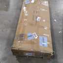 Hootata 47.2W Oak Shoe Storage Cabinet for Entryway with 4 Flip Drawers, Fluted Slim Shoe Cabinet, Free Standing Wooden Shoes Organizer for Foyer, Hallway