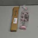 Tandefio Gift Card Tree Holder Clip, 8 Branch Multiple Money Family Photo Tree Christmas Card Holder with Clips Picture Frame Stand for Memo Note Wedding Photo Display Office Desk Decor(Pink)