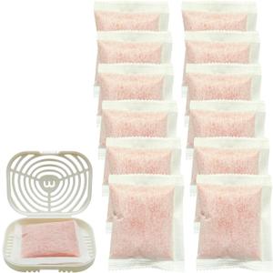 12 Pack Eliminates Litter Box Odors for Whisker OdorTrap Pod, Odor Removing Refills Compatible with Traditional Litter Boxes