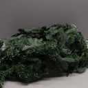 9FT Pre-Lit Artificial Christmas Garland with Dual Color LED Lights and Timer by Remote Control and Batteries Operated, Holiday Decorations, for Indoor Door Home Stairs Fireplaces Wall