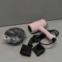 Slopehill Professional Ionic Hair Dryer, Powerful 1800W Fast Drying Low Noise Blow Dryer with 2 Concentrator Nozzle 1 Diffuser Attachments for Home Salon Travel (Pottery Pink and Rose Gold)