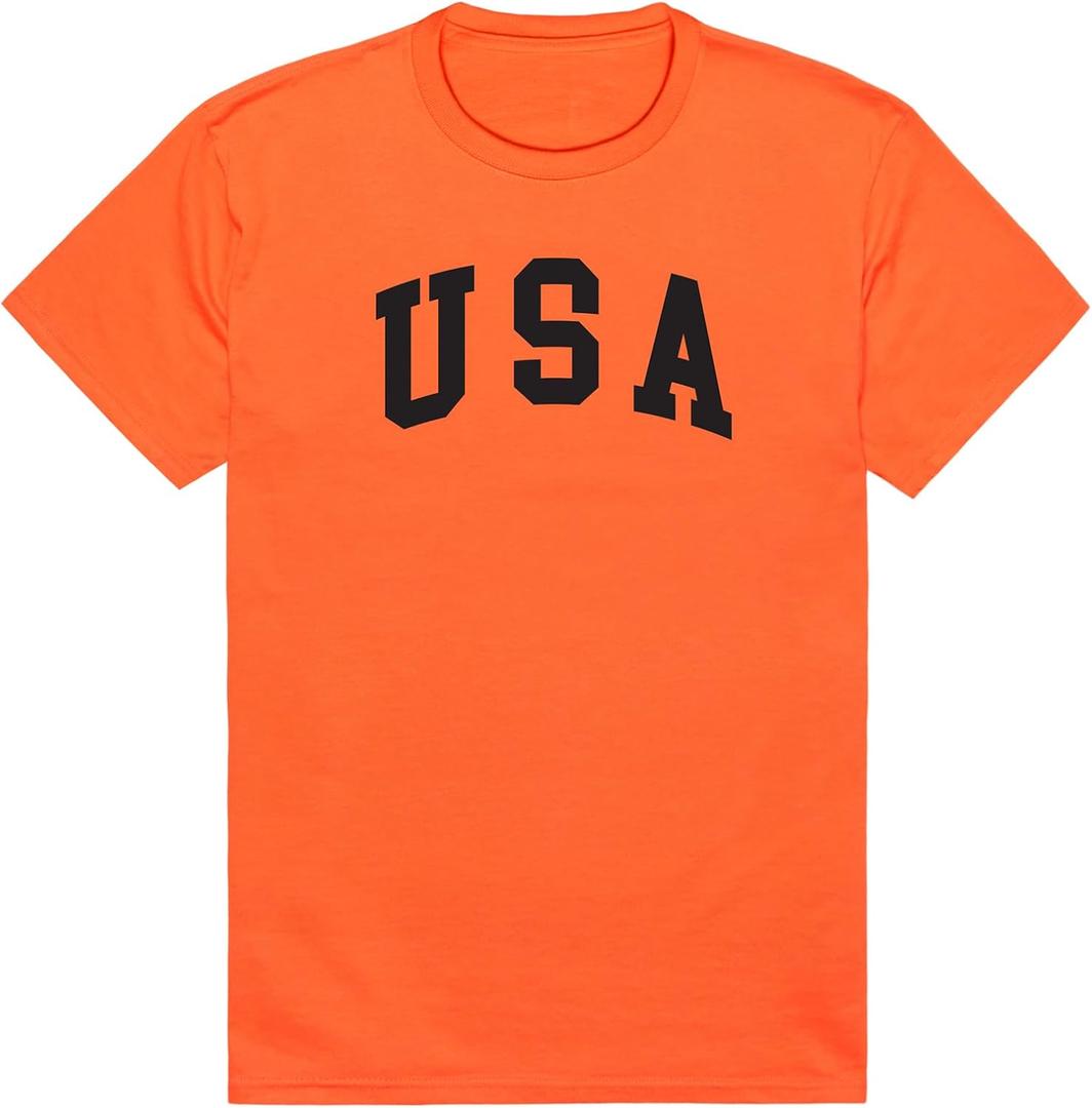 Rapiddominance America Basic Tees (Orange, L)
