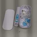 Frida Baby Electric Nail Buffer | Safe + Easy Baby Nail File, Baby Nail Clippers + Nail Trimmer Kit for Newborn, Toddler, Children's Fingernails/Toenails, 4 Buffer Pads, LED Light, Storage Case, White