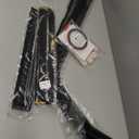 ISINLASSO in-Channel Rain Guards Compatible with Chevrolet Silverado Crew Cab 2019-2025 Full Size Shatterproof Heavy-Duty Side Window Deflectors, Window Visor -Black, 4 PCS