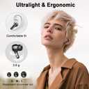Wireless Earbuds, 2026 3D-Stereo Bluetooth 5.4 Headphones Deep Bass Ear Bud, 4 ENC Noise Cancelling Mic, 40+Hrs USB-C Earphones, IP-X7 Waterproof Headset for Sport Workout Gym Laptop Pad Android iOS