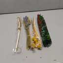 DIY Natural Dried Flower Set, Bulk Dried Flowers for Vase, Dried Flowers with Stems, Dried Roses, Mini Dried Flower Bouquets.(Brown)