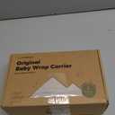 KeaBabies Baby Wrap Carrier - All in 1 Original Baby Carrier Newborn to Toddler Sling, Easy to Wear, Hands Free Bonding, Lightweight, Breathable Infant Wraps (Stone Gray)